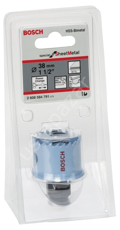 Bosch - Special Serisi Metal Ve Inox Malzemeler için Delik Açma Testeresi (Panç) 38 mm 2608584791