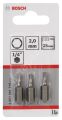 Bosch - Extra Hard Serisi HEX2*25 mm 3'lü 2607001718
