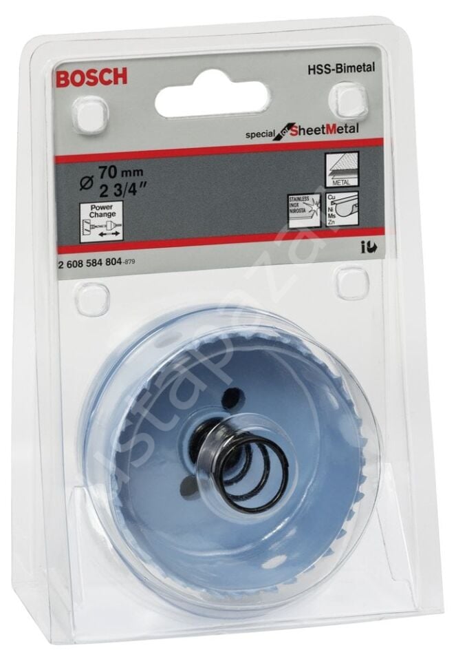 Bosch - Special Serisi Metal Ve Inox Malzemeler için Delik Açma Testeresi (Panç) 70 mm 2608584804