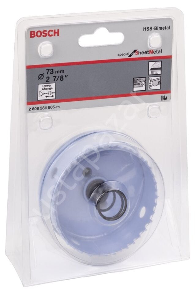 Bosch - Special Serisi Metal Ve Inox Malzemeler için Delik Açma Testeresi (Panç) 73 mm 2608584805