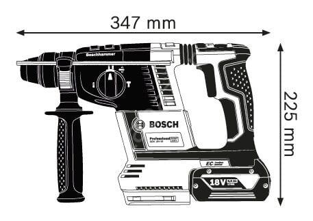 Bosch Professional GBH 18V-26 F 6 Ah Çift Akülü Kırıcı/Delici-Çanta 0611910003