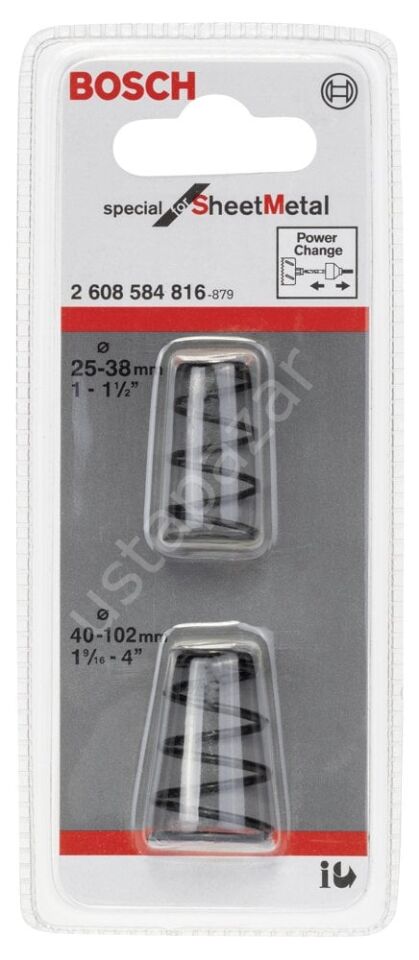 Bosch - Special Serisi Metal Ve Inox Malzemeler için Delik Açma Testeresi (Panç) Dışarı Atma Yayı 2608584816