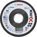 Bosch - X-LOCK - 115 mm 80 Kum Best Serisi Metal Flap Disk 2608619199