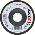 Bosch - X-LOCK - 115 mm 80 Kum Best Serisi Metal Flap Disk 2608619199