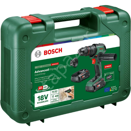 Bosch Akülü Matkap Advancedımpact 18V-80 Quicksnap 06039E2102
