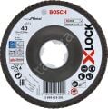Bosch - X-LOCK - 125 mm 40 Kum Best Serisi Metal Flap Disk 2608619201