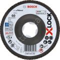 Bosch - X-LOCK - 125 mm 60 Kum Best Serisi Metal Flap Disk 2608619202