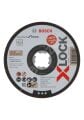 Bosch - X-LOCK - 125*1,6 mm Standard Seri Düz Inox (Paslanmaz Çelik) Kesme Diski (Taş) 2608619363