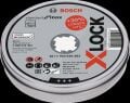 Bosch - X-LOCK - 125*1,6 mm Standard Seri Düz Inox (Paslanmaz Çelik) Kesme Diski (Taş) 10'lu 2608619364