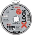 Bosch - X-LOCK - 125*1,6 mm Standard Seri Düz Inox (Paslanmaz Çelik) Kesme Diski (Taş) 10'lu 2608619364