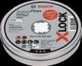 Bosch - X-LOCK - 115*1,0mm Standard Seri Düz Inox (Paslanmaz Çelik) Kesme Diski (Taş) - Rapido 10'lu 2608619266