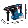Bosch Professional GBH 187-Li Çift Akülü 5 Ah Kırıcı-Delici 0611923021