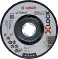 Bosch - X-LOCK - 125*6,0 mm Expert Serisi Bombeli Metal Taşlama Diski (Taş) 2608619259