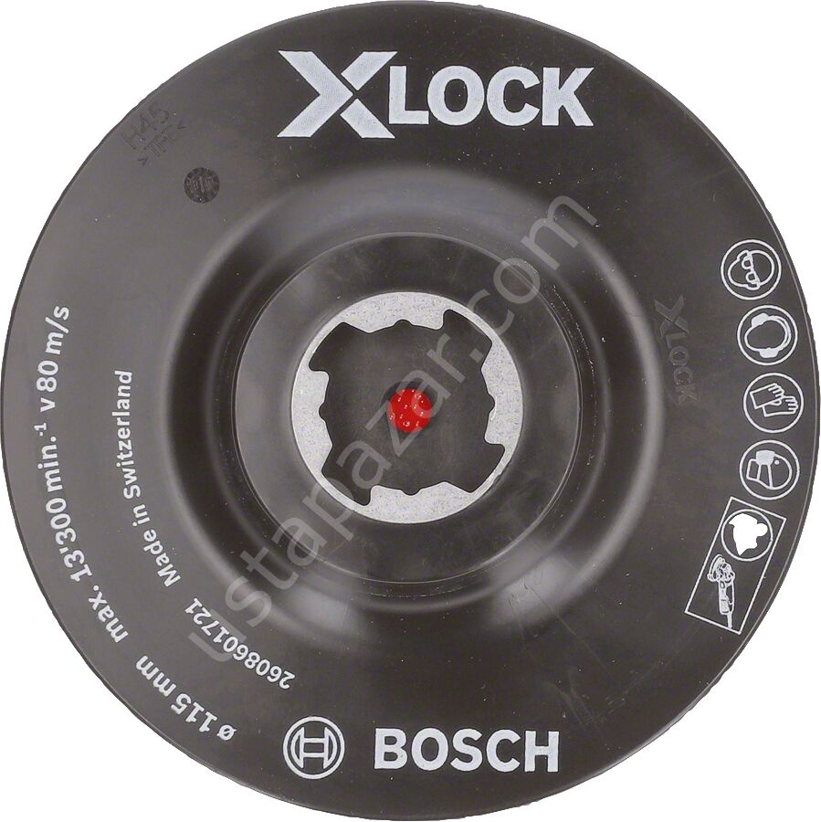 Bosch - X-LOCK - 115 mm M14 Kağıt Zımparalar için Taban 2608601721