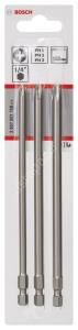 Bosch - 3 Parçalı Extra Hard Serisi Vidalama Ucu Seti PH1/2/3*152 mm 2607001758