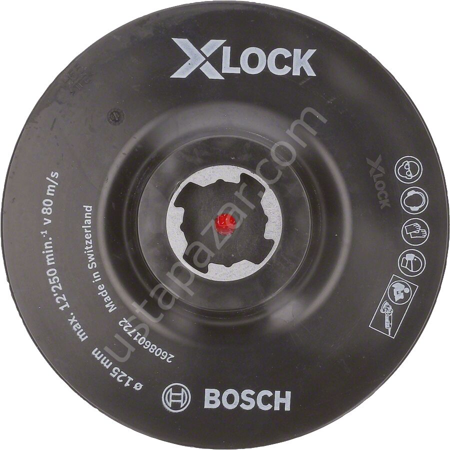 Bosch - X-LOCK - 125 mm M14 Kağıt Zımparalar için Taban 2608601722