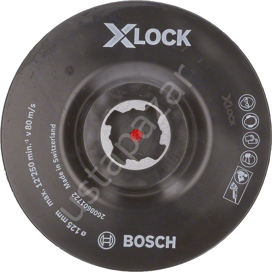 Bosch - X-LOCK - 125 mm M14 Kağıt Zımparalar için Taban 2608601722