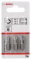 Bosch - 3 Parçalı Extra Hard Serisi Vidalama Ucu Seti PZ1/2/3*25 mm 2607001753