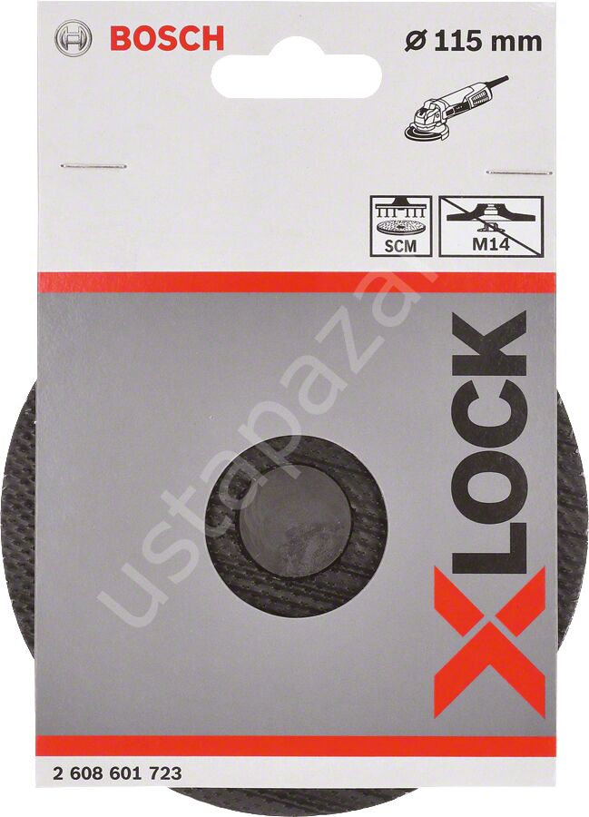 Bosch - X-LOCK - SCM Merkez Delikli Taban 115 mm 2608601723