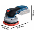Bosch Gex 18V-125 Akülü Eksantrik Zımpara (Aküsü ve Şarj Cihazı Dahil Değil ))