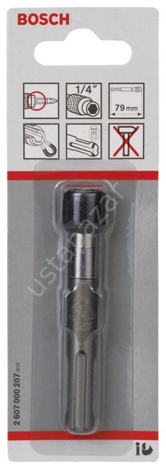 Bosch - Hızlı Uç Değiştirme Adap. SDS-Plus Giriş 2607000207
