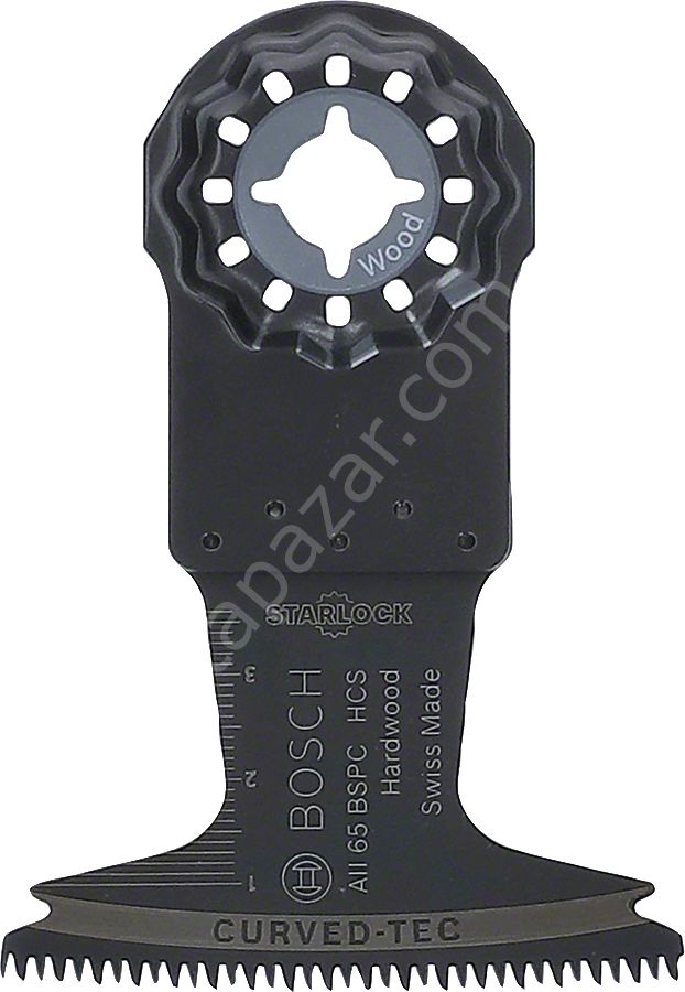 Bosch - Starlock - AII 65 BSPC - HCS Sert Ahşap İçin Daldırmalı Testere Bıçağı 5'li 2608662355