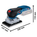 Bosch Professional Gss 18V-13 Titreşimli Zımpara Solo