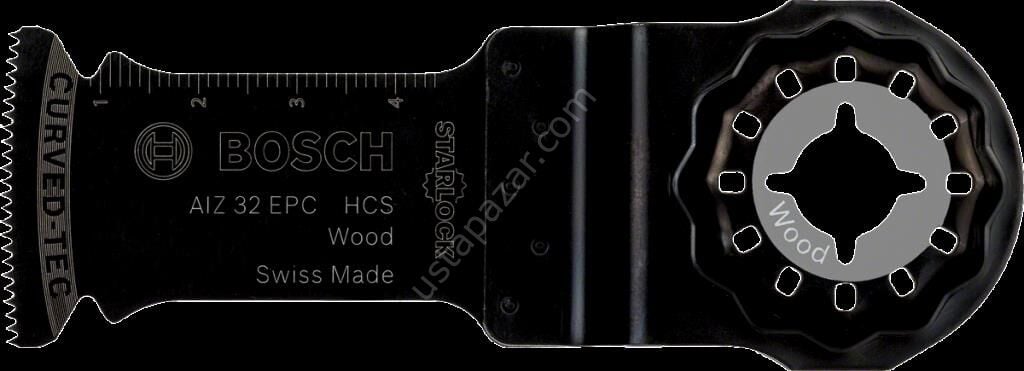 Bosch - Starlock - AIZ 32 EPC - HCS Ahşap İçin Daldırmalı Testere Bıçağı 5'li 2608661626