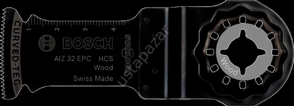 Bosch - Starlock - AIZ 32 EPC - HCS Ahşap İçin Daldırmalı Testere Bıçağı 5'li 2608661626