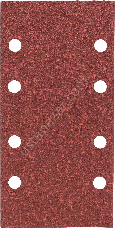 Bosch - Titreşimli Zımpara Kağıdı 10'lu, 93 x 185 mm 40 Kum 8 Delik