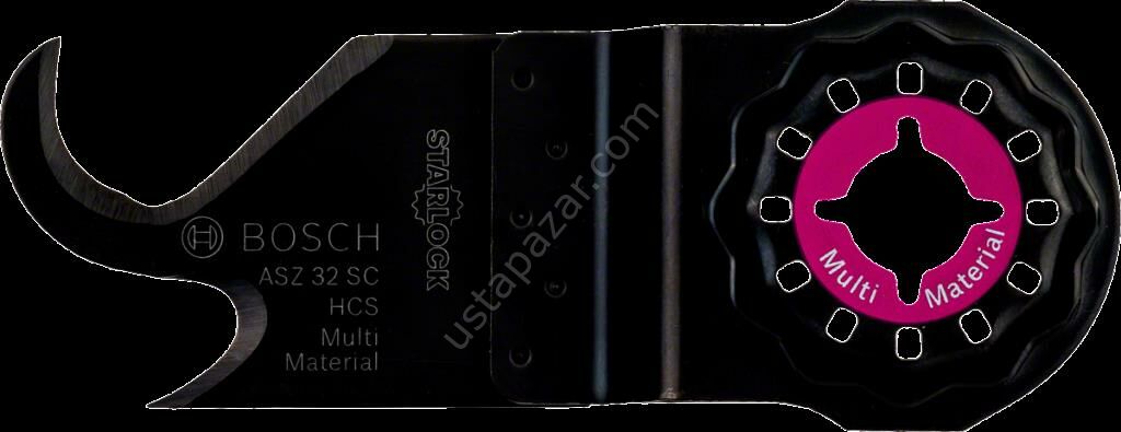 Bosch - Starlock - ASZ 32 SC - HCS Çok Amaçlı Yumuşak Malzemelerde Kesim İçin Testere Bıçağı 1'li 2608662431