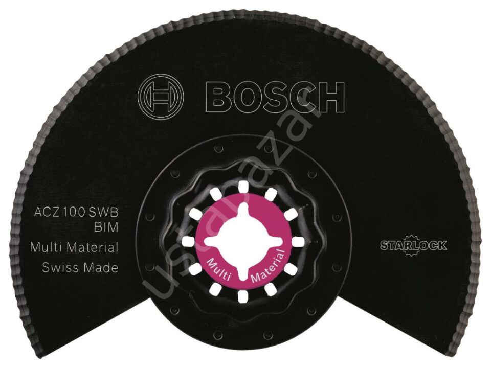 Bosch - Starlock - ACZ 100 SWB - BIM Oluklu Segman Testere Bıçağı 1'li 2608661693