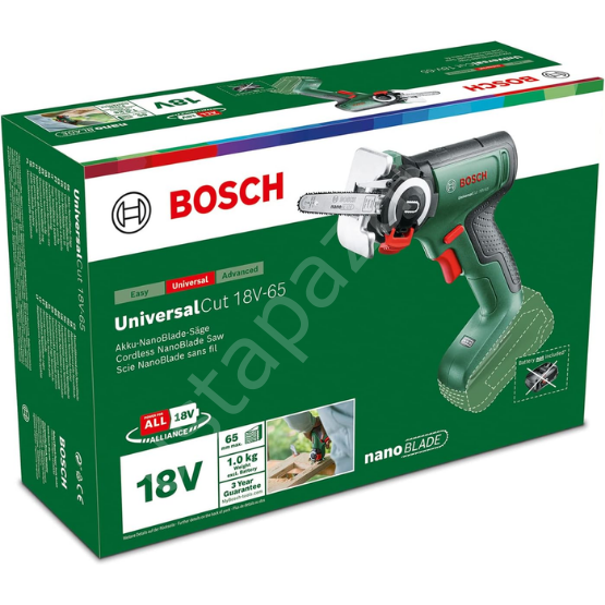 Bosch Akülü Nanoblade Testere Universal Cut 18V-65 solo