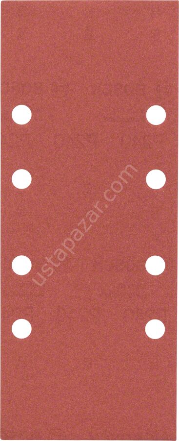 Bosch - Titreşimli Zımpara Kağıdı 10'lu, 93 x 230 mm 240 Kum 8 Delik