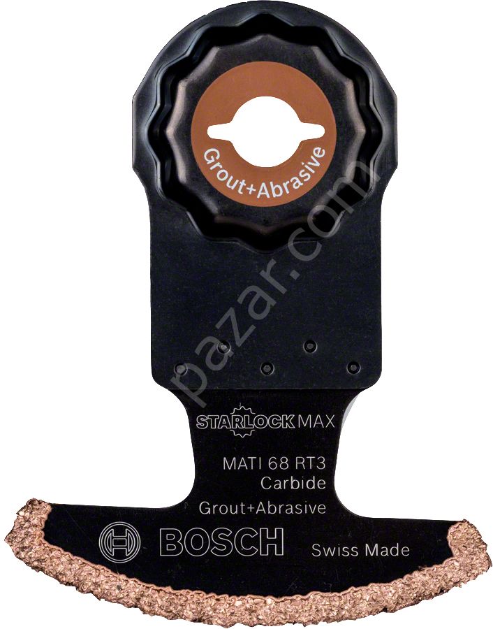 Bosch - Starlock Max - MATI 68 RT3 - Carbide RIFF Zımpara Uçlu Segman Testere Bıçağı 30 Kum Kalınlığı 1'li 2608662577