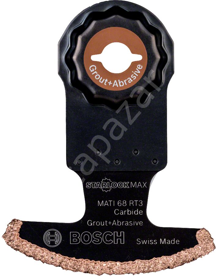 Bosch - Starlock Max - MATI 68 RT3 - Carbide RIFF Zımpara Uçlu Segman Testere Bıçağı 30 Kum Kalınlığı 1'li 2608662577