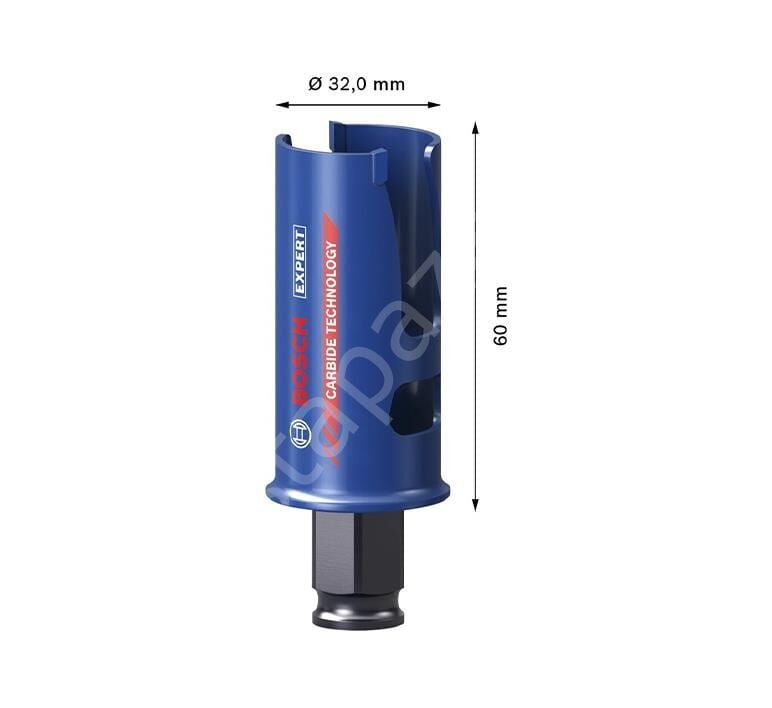 Bosch 32 mm Yapı Malzemeleri Için Panç 2608900456