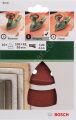 Bosch - Multi Zımpara Kağıdı 10'lu, 102 x 62/93 mm 120 Kum 11 Delik