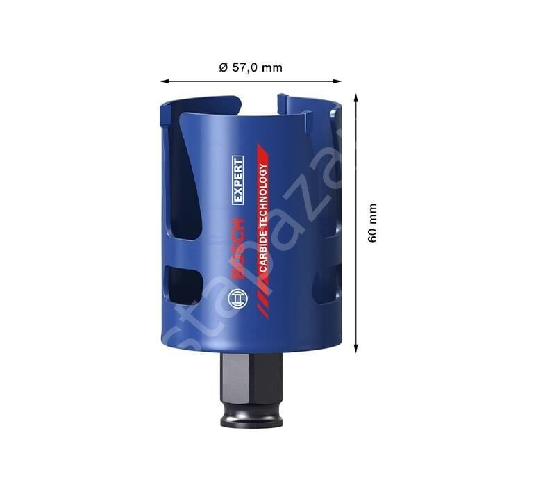 Bosch 57 mm Yapı Malzemeleri Için Panç 2608900465