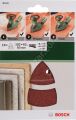 Bosch - Multi Zımpara Kağıdı 10'lu Set, 102 x 62/93 mm 40/120/180 Kum 11 Delik