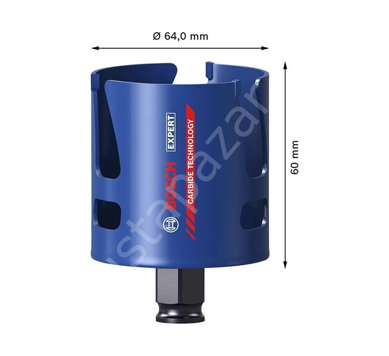 Bosch 64 mm Yapı Malzemeleri Için Panç 2608900467
