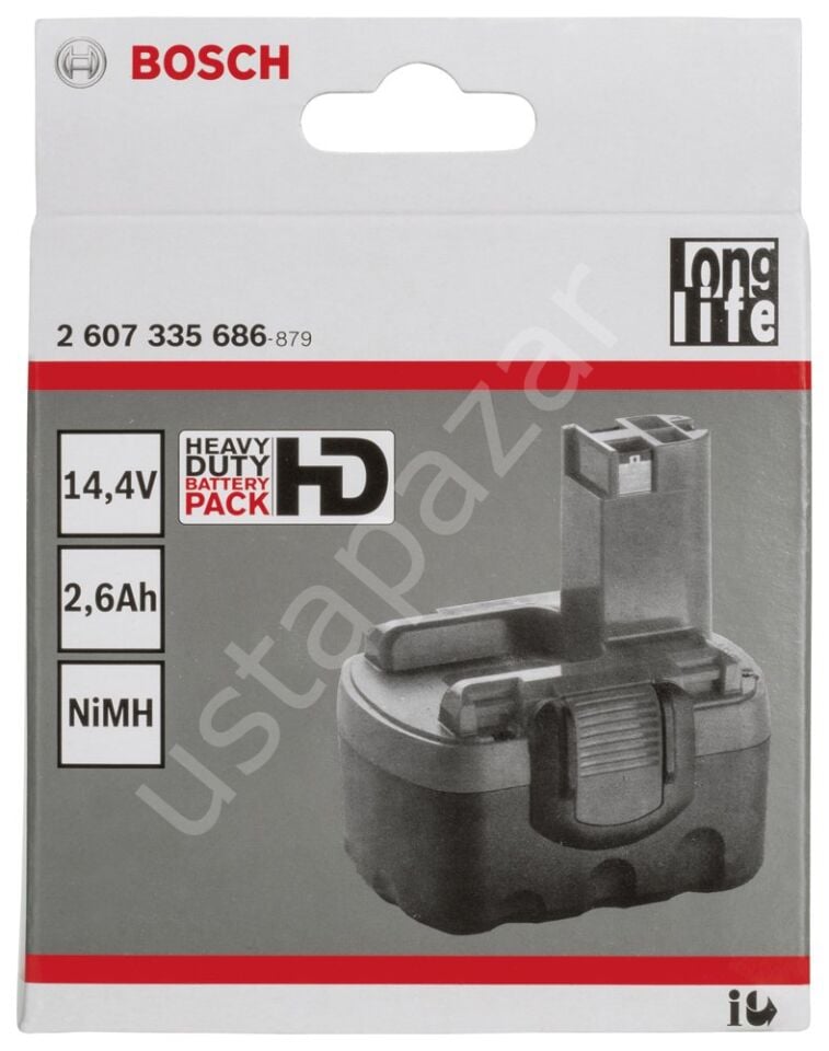 Bosch - 14,4 V 2,6 Ah HD NiMh O-Pack Akü 2607335686