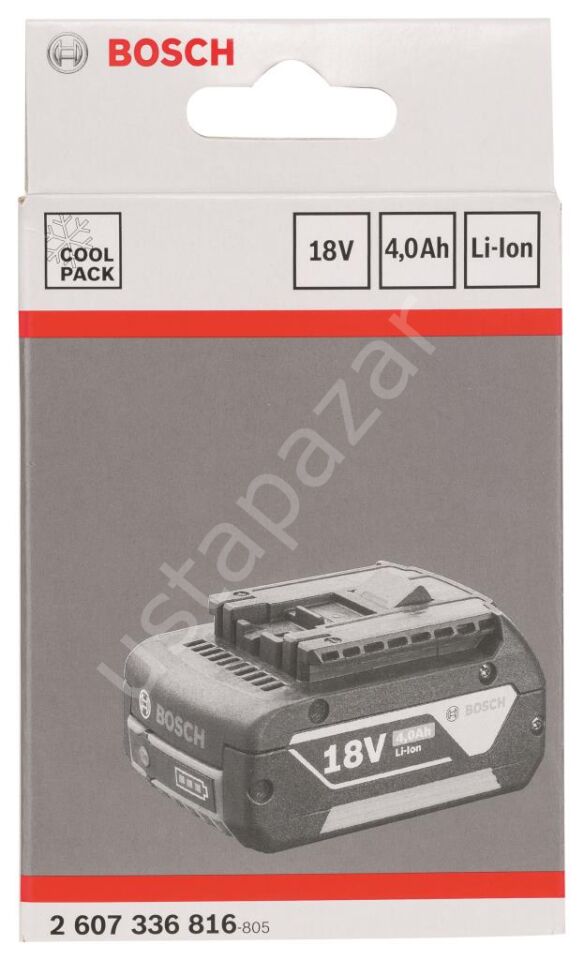 Bosch - 18 V 4,0 Ah MW-C Li-Ion Akü 2607336724