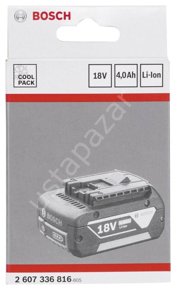 Bosch - 18 V 4,0 Ah HD Li-Ion LZA Akü 2607336816