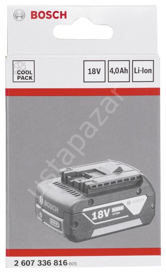 Bosch - 18 V 4,0 Ah HD Li-Ion LZA Akü 2607336816