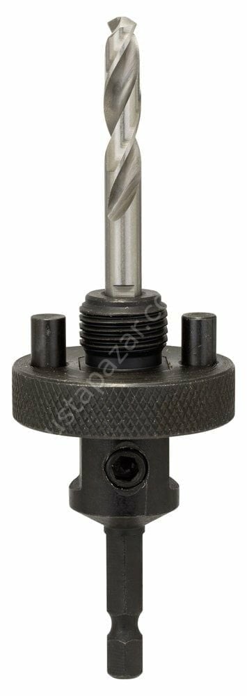 Bosch - Altıgen Şaftlı 32-76 mm Pançlar İçin Adaptör, Anahtar Ağzı 1/4'' (6,35mm) 2609390587