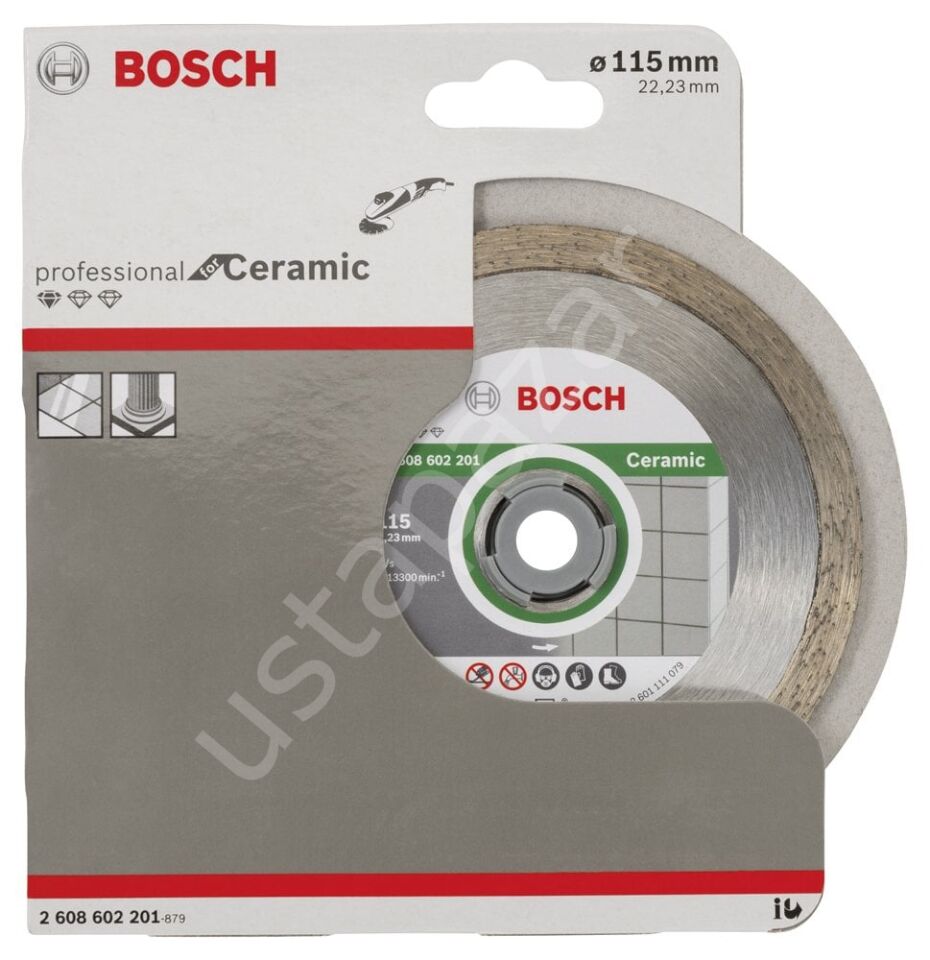 Bosch - Standard Seri Seramik İçin Elmas Kesme Diski 115 mm 2608602201