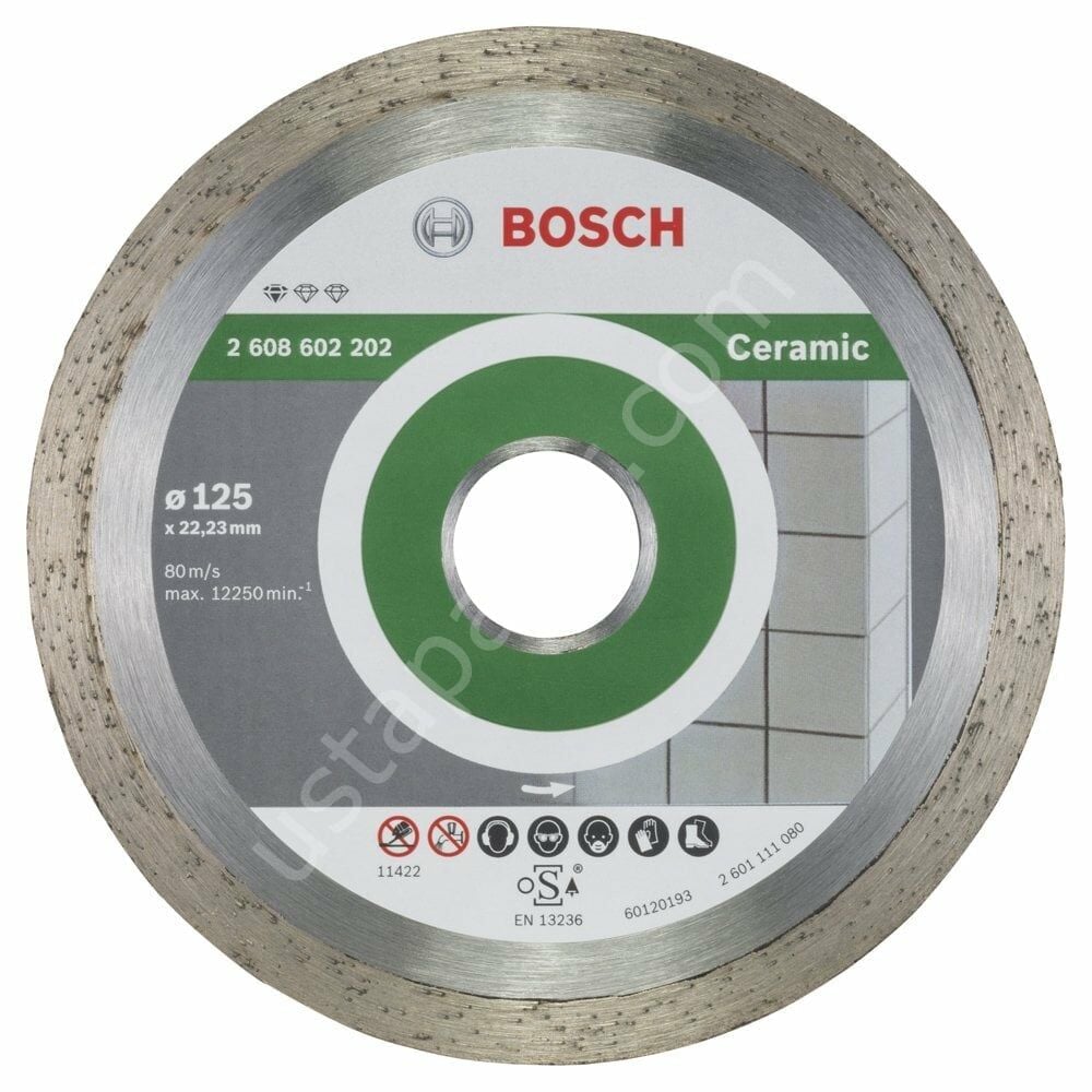Bosch - Standard Seri Seramik İçin Elmas Kesme Diski 125 mm 2608602202