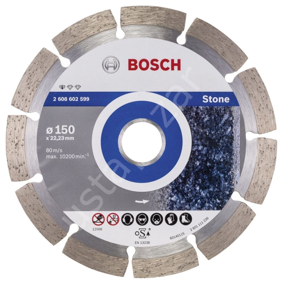 Bosch - Standard Seri Taş İçin Elmas Kesme Diski 150 mm 2608602599