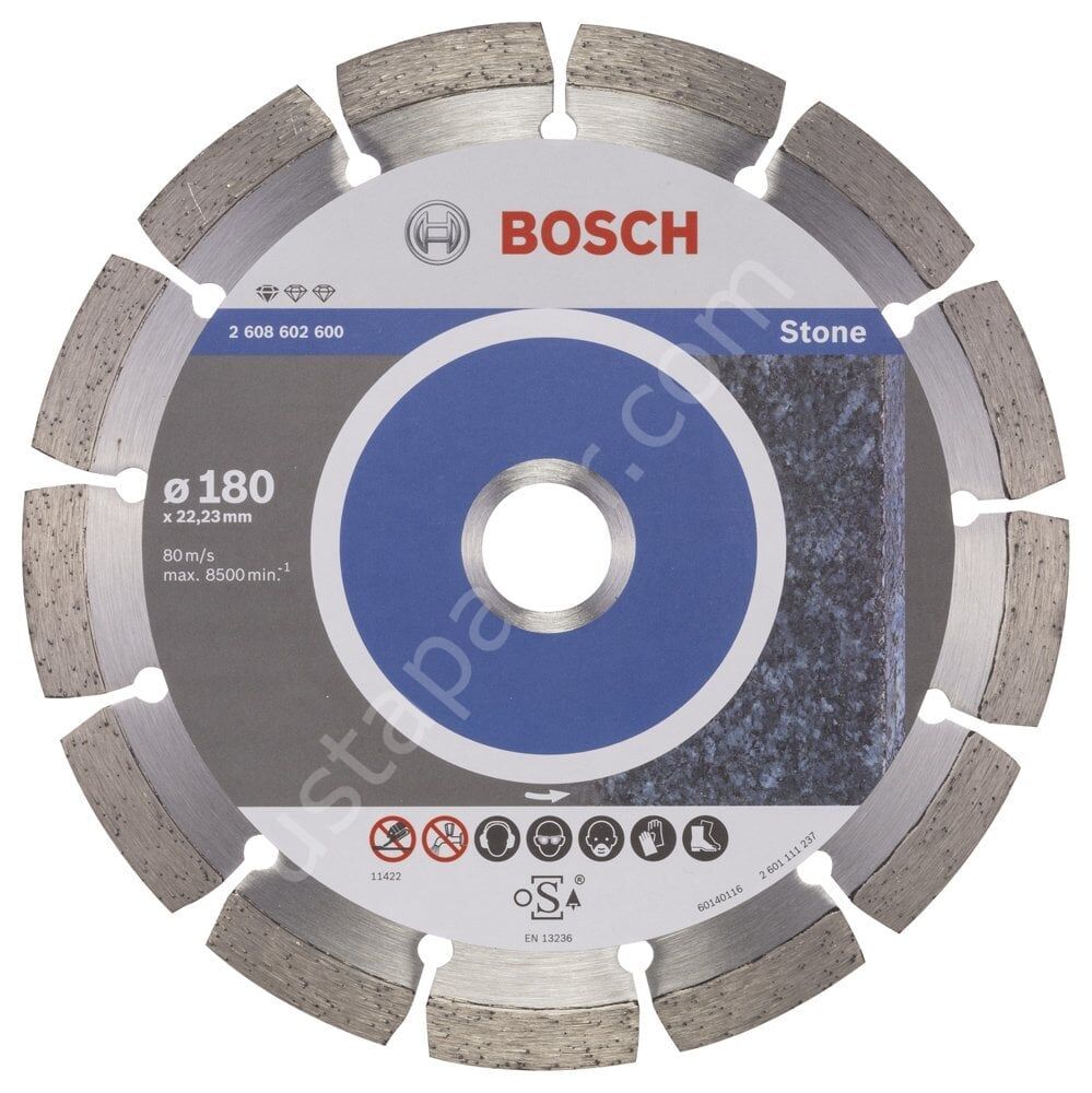 Bosch - Standard Seri Taş İçin Elmas Kesme Diski 180 mm 2608602600